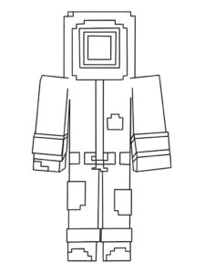 Desenho de Minecraft Desenho Colorir Imprimir 120