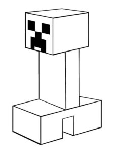 Desenho de Minecraft Desenho Colorir Imprimir 121