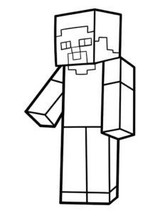 Desenho de Minecraft Desenho Colorir Imprimir 126