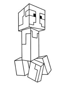 Desenho de Minecraft Desenho Colorir Imprimir 127