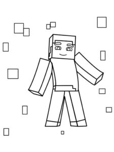 Desenho de Minecraft Desenho Colorir Imprimir 132