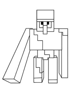 Desenho de Minecraft Desenho Colorir Imprimir 133