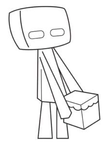 Desenho de Minecraft Desenho Colorir Imprimir 138