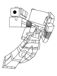 Desenho de Minecraft Desenho Colorir Imprimir 139