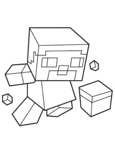 Desenho de Minecraft Desenho Colorir Imprimir 141