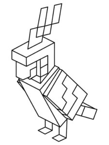 Desenho de Minecraft Desenho Colorir Imprimir 142