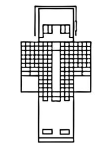 Desenho de Minecraft Desenho Colorir Imprimir 143
