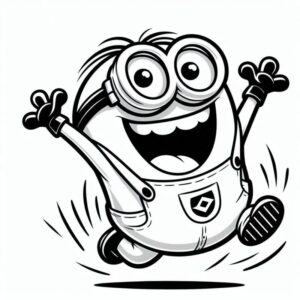 Desenho de Minion Desenho Colorir Imprimir 014