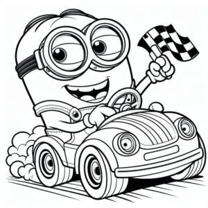 Desenho de Minion Desenho Colorir Imprimir 024