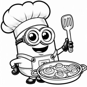 Desenho de Minion Desenho Colorir Imprimir 028