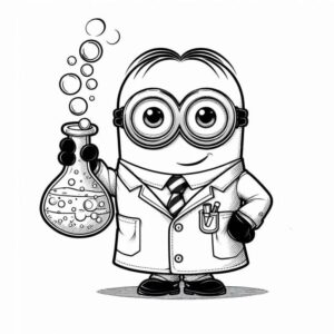 Desenho de Minion Desenho Colorir Imprimir 031