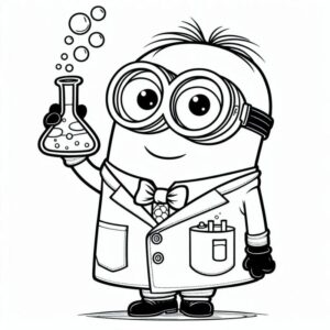Desenho de Minion Desenho Colorir Imprimir 033