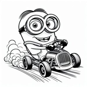 Desenho de Minion Desenho Colorir Imprimir 037