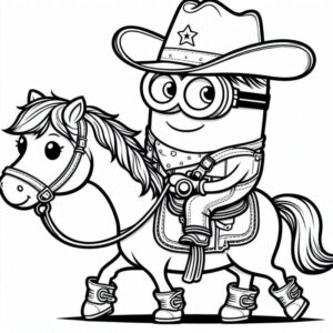 Desenho de Minion Desenho Colorir Imprimir 038