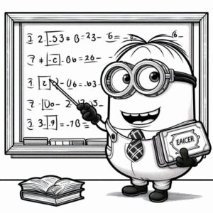 Desenho de Minion Desenho Colorir Imprimir 050