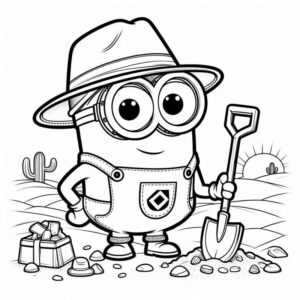 Desenho de Minion Desenho Colorir Imprimir 053