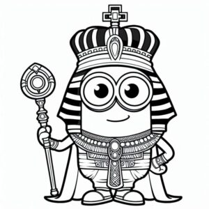 Desenho de Minion Desenho Colorir Imprimir 054