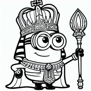 Desenho de Minion Desenho Colorir Imprimir 055