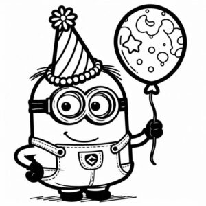 Desenho de Minion Desenho Colorir Imprimir 056