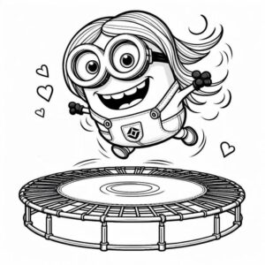Desenho de Minion Desenho Colorir Imprimir 059