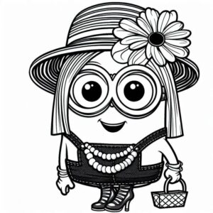 Desenho de Minion Desenho Colorir Imprimir 061