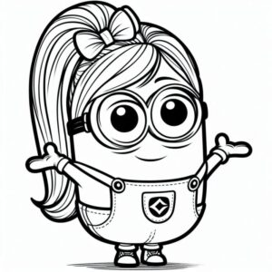 Desenho de Minion Desenho Colorir Imprimir 062