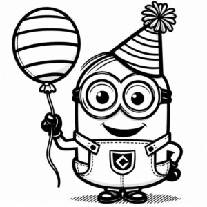 Desenho de Minion Desenho Colorir Imprimir 064