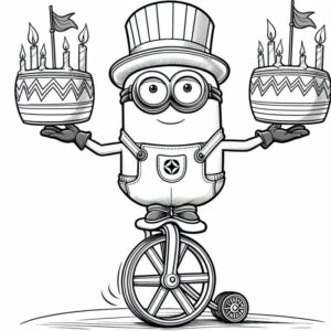 Desenho de Minion Desenho Colorir Imprimir 065