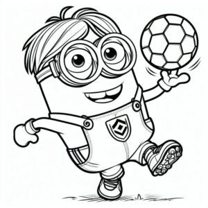 Desenho de Minion Desenho Colorir Imprimir 066