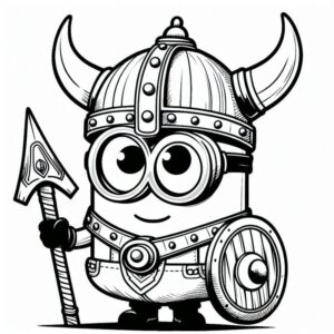 Desenho de Minion Desenho Colorir Imprimir 070