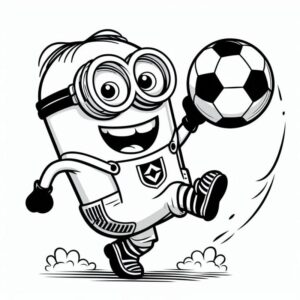 Desenho de Minion Desenho Colorir Imprimir 075