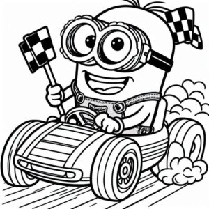 Desenho de Minion Desenho Colorir Imprimir 076
