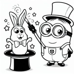 Desenho de Minion Desenho Colorir Imprimir 077