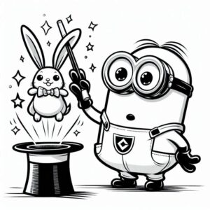 Desenho de Minion Desenho Colorir Imprimir 078