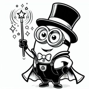 Desenho de Minion Desenho Colorir Imprimir 080