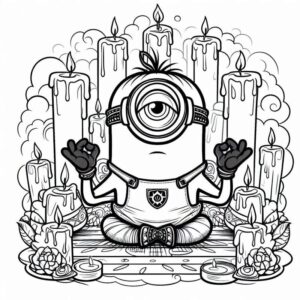 Desenho de Minion Desenho Colorir Imprimir 085