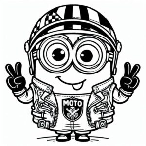 Desenho de Minion Desenho Colorir Imprimir 088