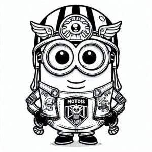 Desenho de Minion Desenho Colorir Imprimir 089