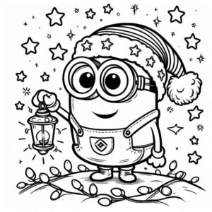 Desenho de Minion Desenho Colorir Imprimir 092