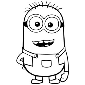 Desenho de Minion Desenho Colorir Imprimir 093