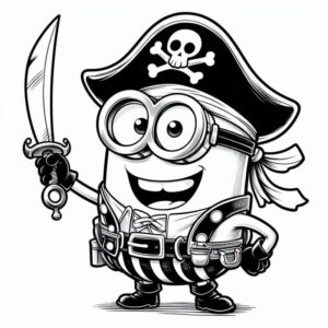 Desenho de Minion Desenho Colorir Imprimir 099