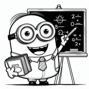 Desenho de Minion Desenho Colorir Imprimir 102