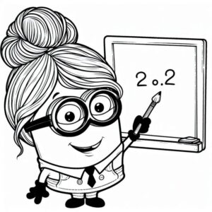 Desenho de Minion Desenho Colorir Imprimir 103