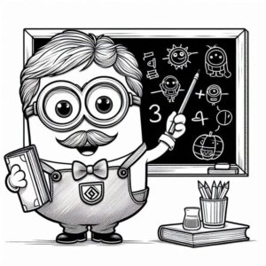 Desenho de Minion Desenho Colorir Imprimir 104