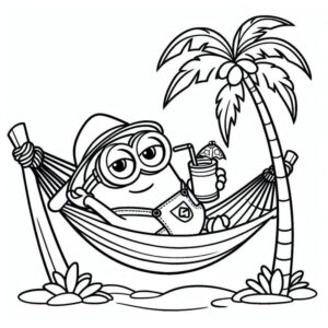 Desenho de Minion Desenho Colorir Imprimir 106