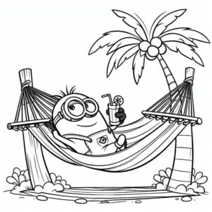 Desenho de Minion Desenho Colorir Imprimir 110
