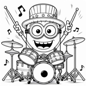 Desenho de Minion Desenho Colorir Imprimir 116