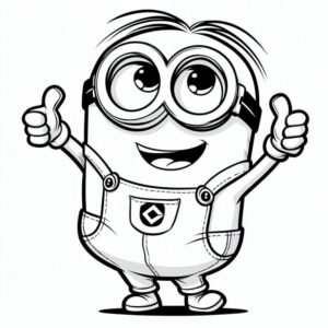 Desenho de Minion Desenho Colorir Imprimir 122