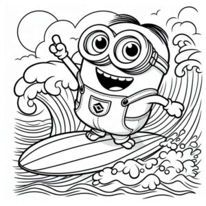 Desenho de Minion Desenho Colorir Imprimir 129