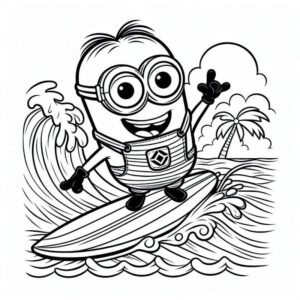 Desenho de Minion Desenho Colorir Imprimir 130